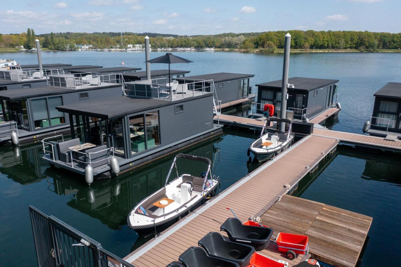 Houseboats Mookerplas Met Dakterras Middelaar Exteriör bild