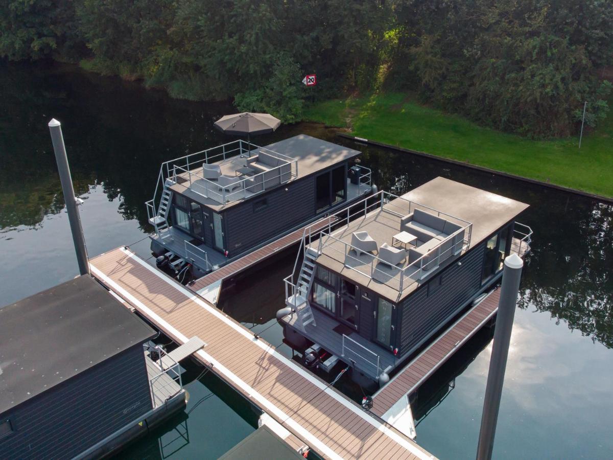 Houseboats Mookerplas Met Dakterras Middelaar Exteriör bild
