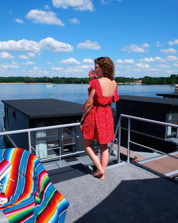 Houseboats Mookerplas Met Dakterras Middelaar Exteriör bild