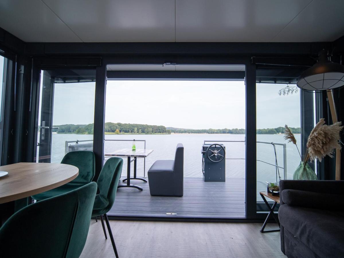 Houseboats Mookerplas Met Dakterras Middelaar Exteriör bild
