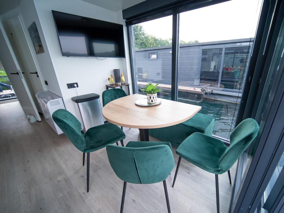 Houseboats Mookerplas Met Dakterras Middelaar Exteriör bild