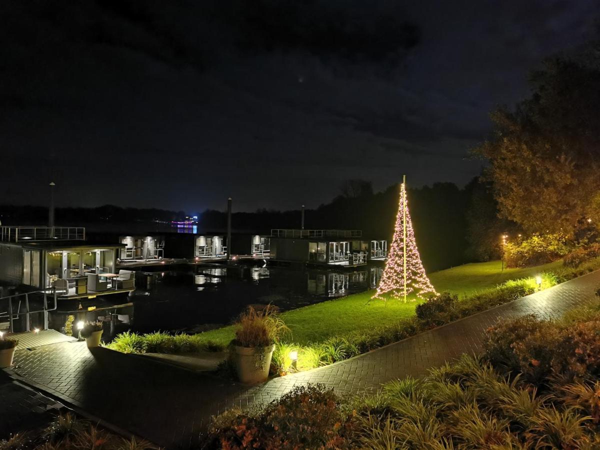 Houseboats Mookerplas Met Dakterras Middelaar Exteriör bild